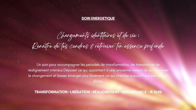 Accompagner les changements identitaires et de vie